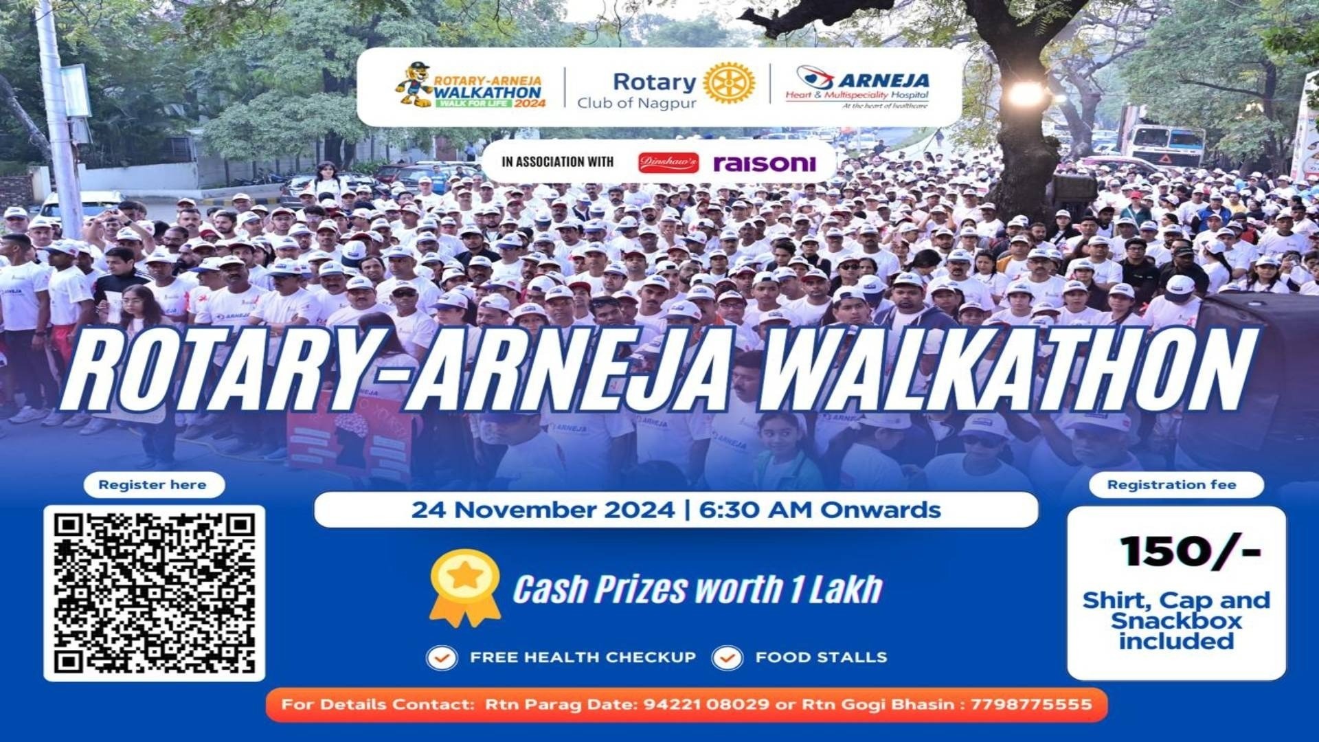 Walkathon 2024 (The Nagpur Rotary - Arneja) Marathon